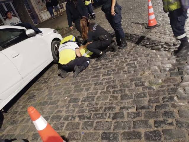 Un motociclista atropelló a un inspector de Tránsito en Metán para esquivar un control y se dio a la fuga